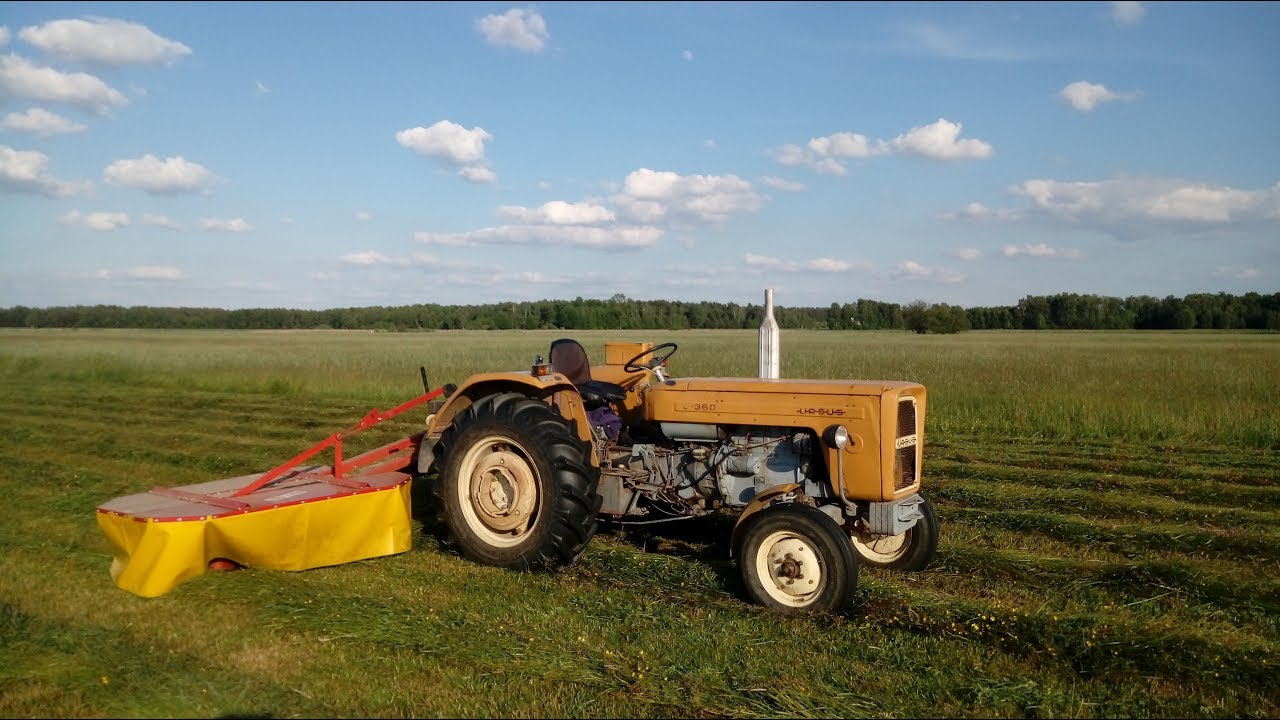 Ursus C-360 + Tad -Len Kr 165 Koszenie Na 4 biegu