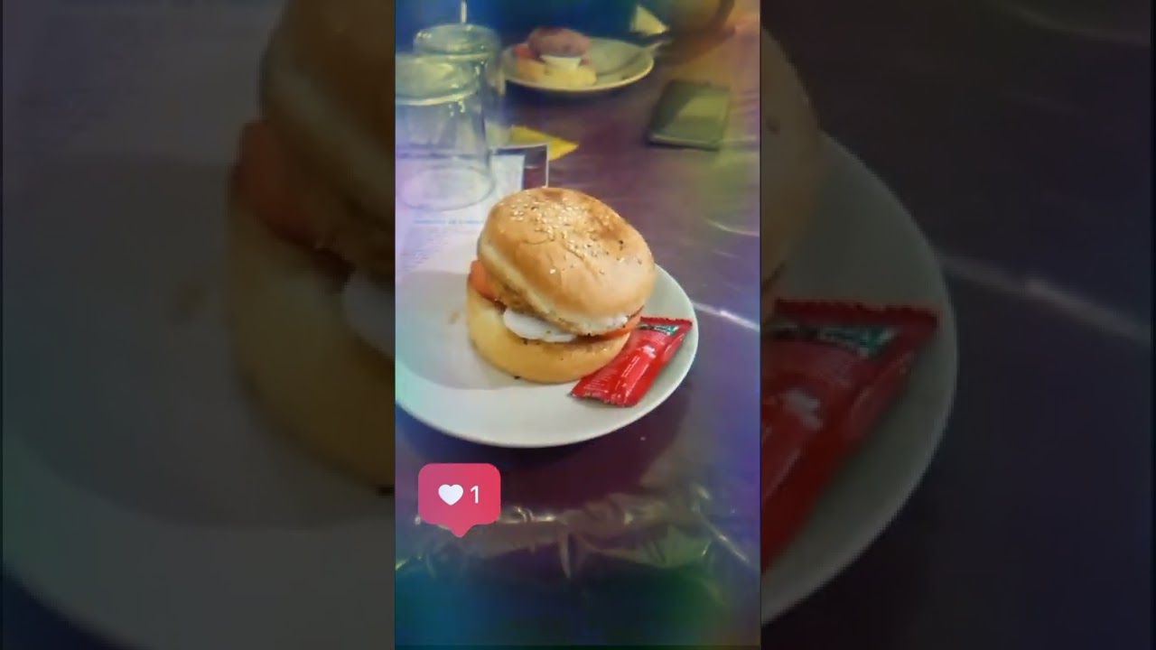 burger in grihst restorent mau 🙏❤️🍔