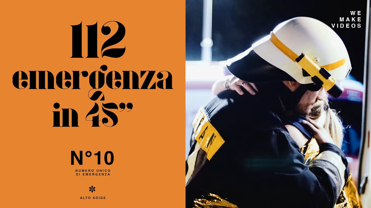 112 Alto Adige, emergenza in 45