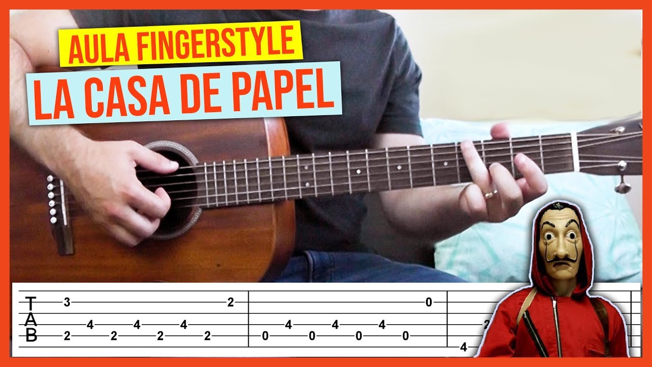 Aula Violão Fingerstyle - La Casa de Papel (nível básico e avançado!!)