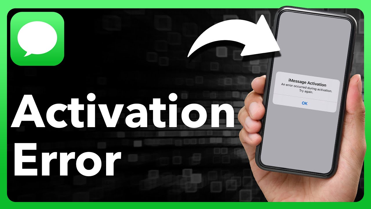 How To Fix iMessage Activation Error