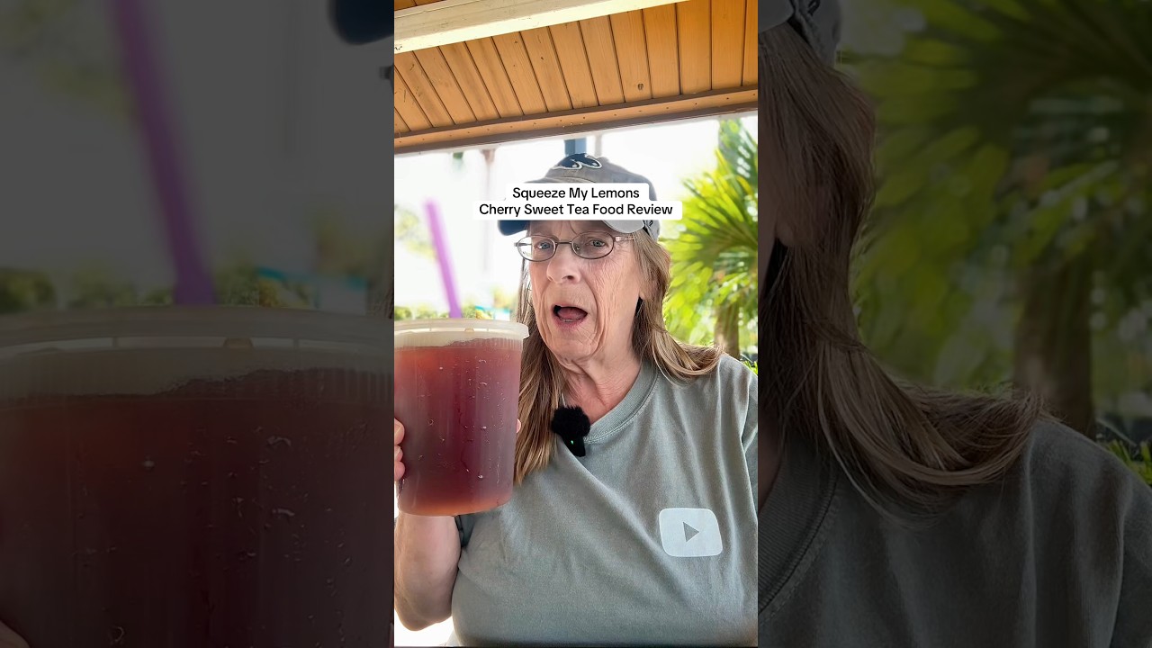 Squeeze My Lemons Cherry Sweet tEa Food Review #icedtea #springonshorts #foodreviews