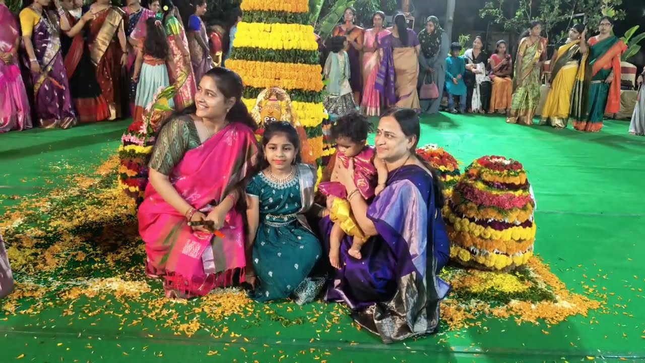 Bathukamma Celebrations at TGNPDCL Warangal Telangana 2024 @P4UNews
