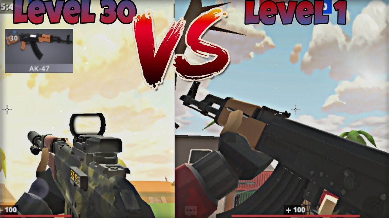 level 30 vs level 1 ak_47 | polywar