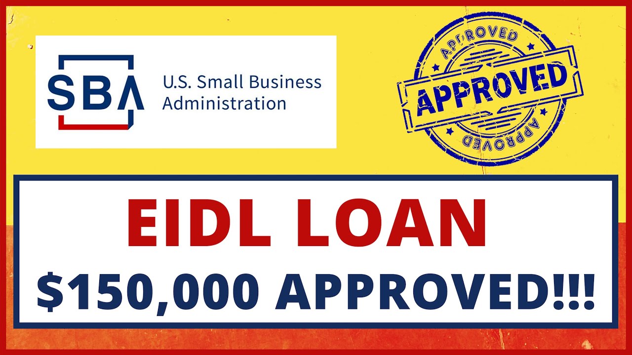 SBA EIDL Loan (Emergency Injury Disaster Loan) Finally Approved!!! $150,000. Small Business Loan