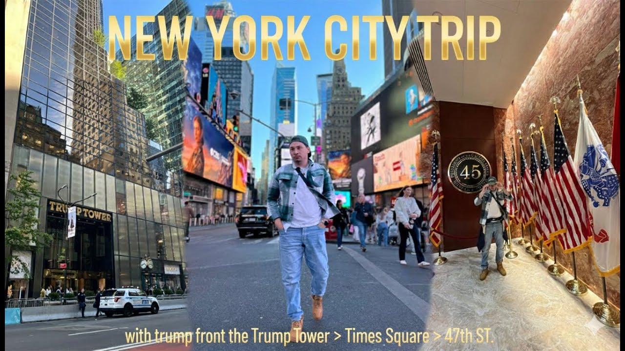 New York Trip: Central Park→ Times Square → Trump Tower → 47th st | Vlog 7