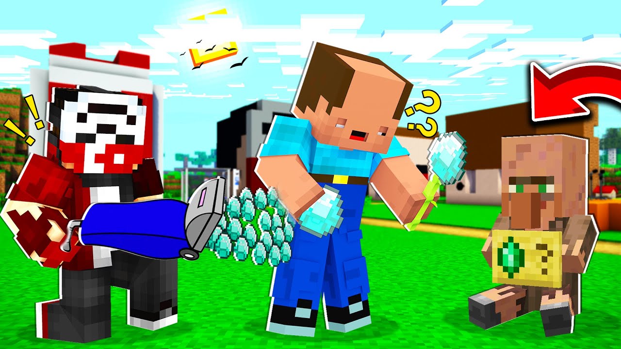 BalonCraft #752 - BALON KAFA DİLENCİ KÖYLÜ TROLL !! - Minecraft
