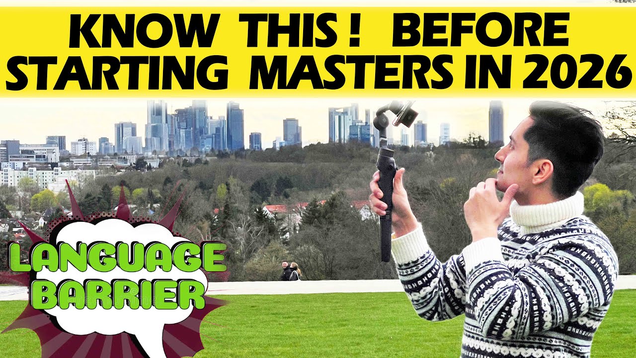MUST WATCH before starting you Masters in Germany | Job-Life After Graduation | Language Barrier