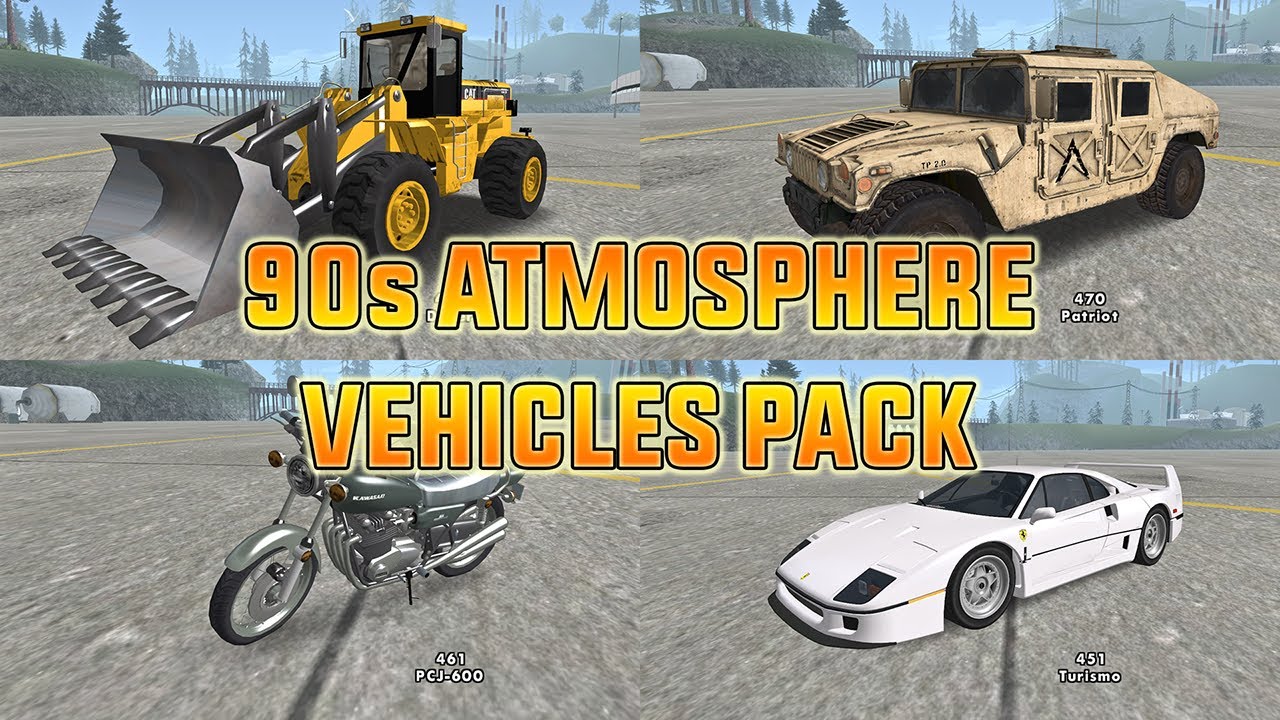 90s Atmosphere Vehicles Pack Reborn 3 | GTA San Andreas Mods