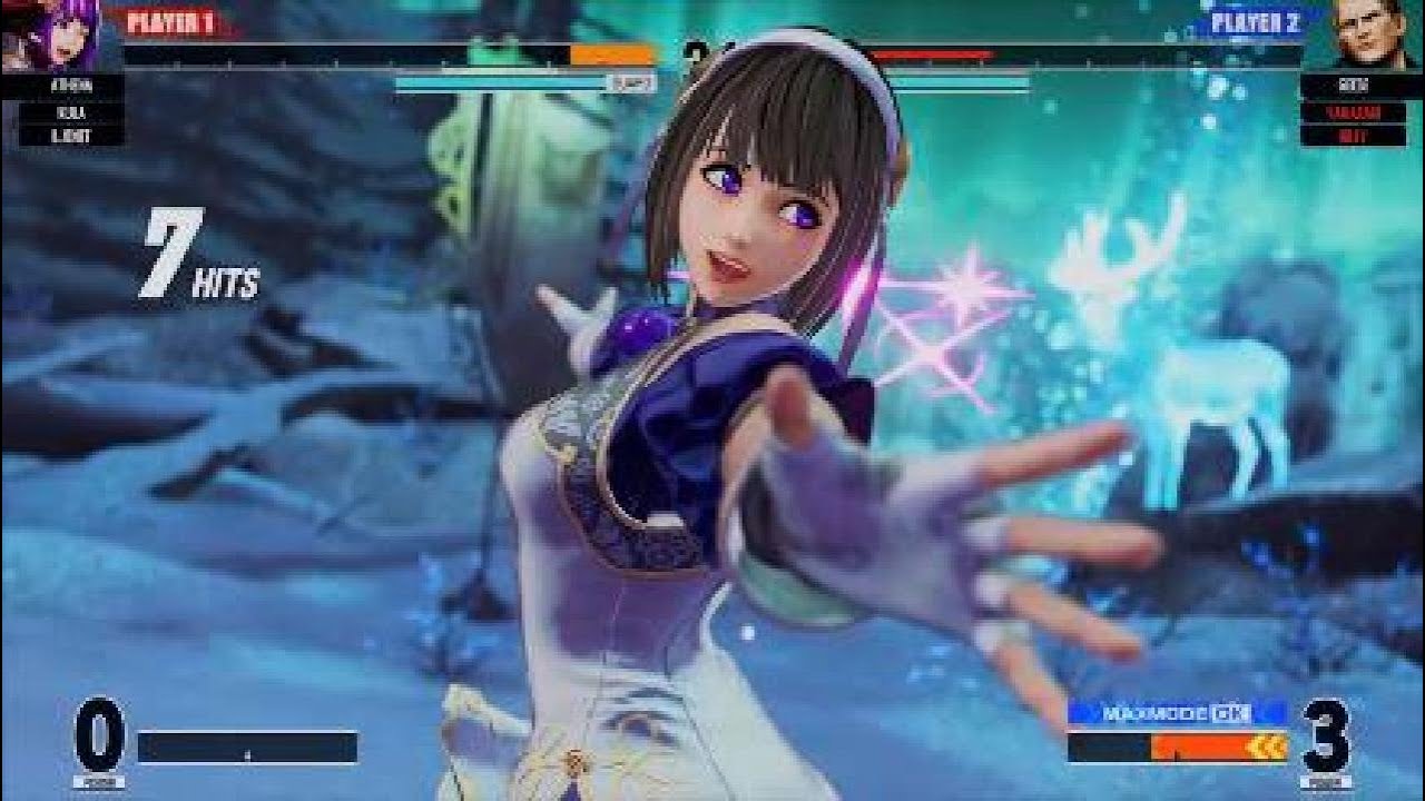 KOF15　アテナ　素早すぎる…9Hitクライマックスコンボ　一人で最強アテナ