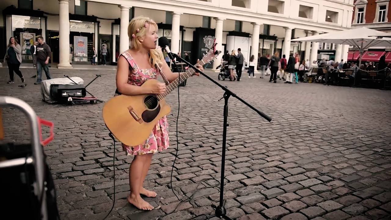 Sammie Jay busking - good music guitar chords and original song