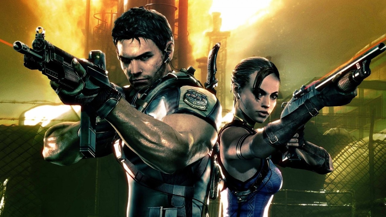 JOGANDO RESIDENT EVIL 5 CO-OP NO PROFISSIONAL