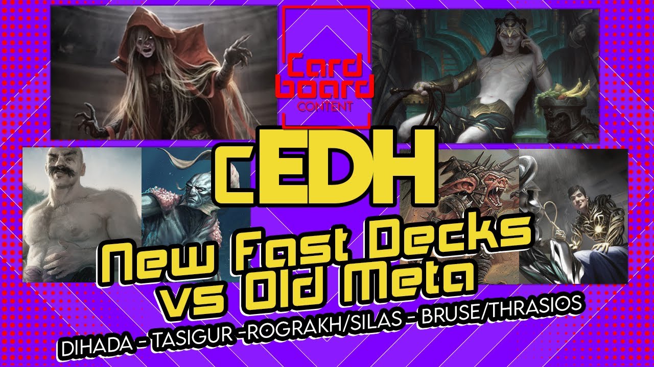 New Fast Decks vs Old Meta cEDH |Dihada-Tasigur-Rograkh/Silas-Bruse/Thrasios| Top tier commanders