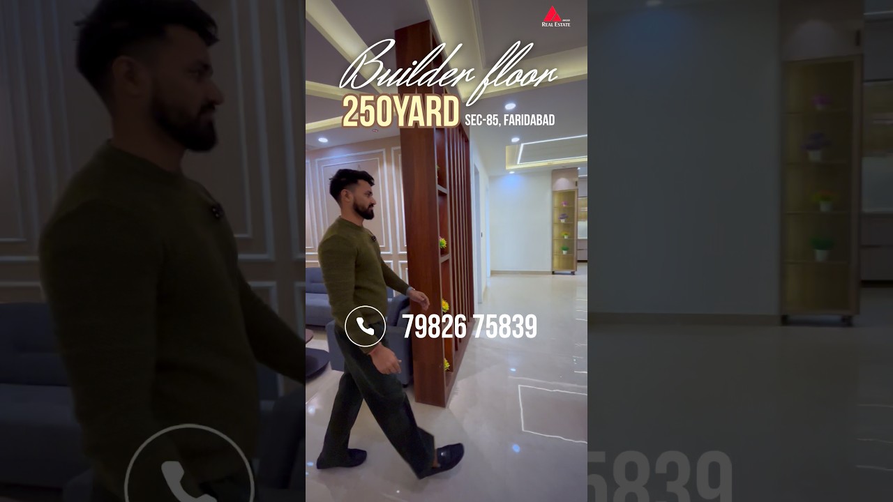 250 Yard Ready to Move Builder Floor in Sector 85 Faridabad | ankush real estate