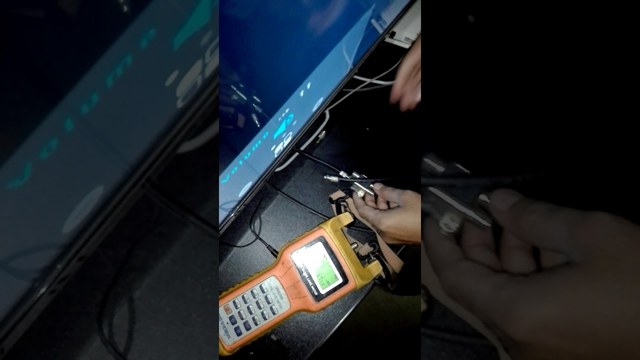 #Digital receiver level meter. #coaxial cable signal meter