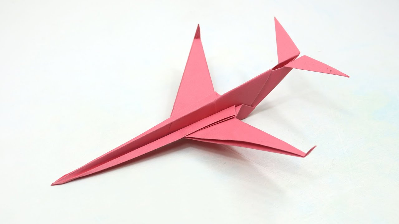 Origami Jet Fighter Plane Tutorial✈How to Make Paper Planes✈Pesawat Kertas ORIGAMI