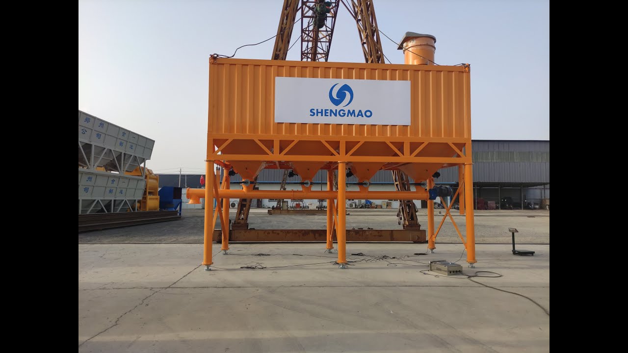 Installation process of 35T horizontal cement silo