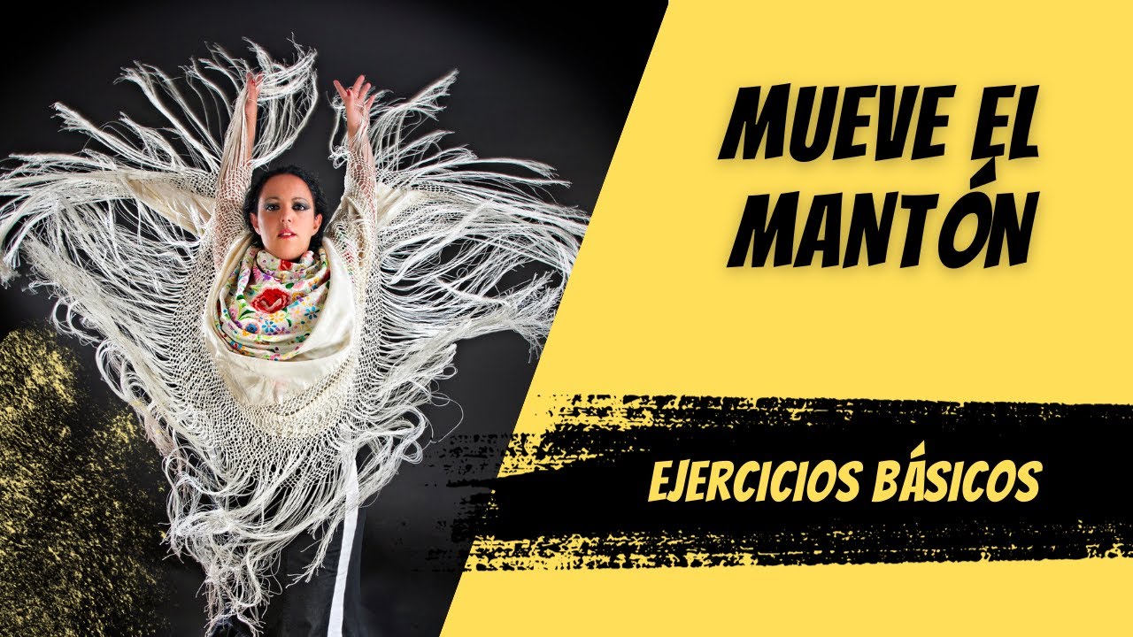 🪭Aprende a MOVER el MANTÓN con estos EJERCICIOS BÁSICOS | clases de flamenco | nivel principiante