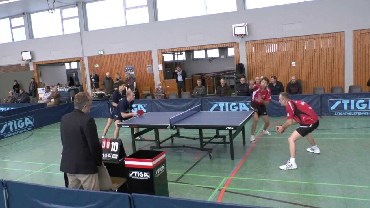 D1-D1 Rosenberg/Dyjas vs. Dodean/Kroulik | TTC Schwalbe Bergneustadt vs. SV Union Velbert 05.01.2014