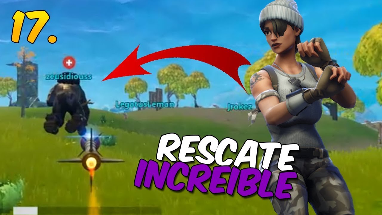 *EL MEJOR RESCATE* | MEJORES MOMENTOS FORTNITE #17 | (Fortnite Battle Royale Best Moments)
