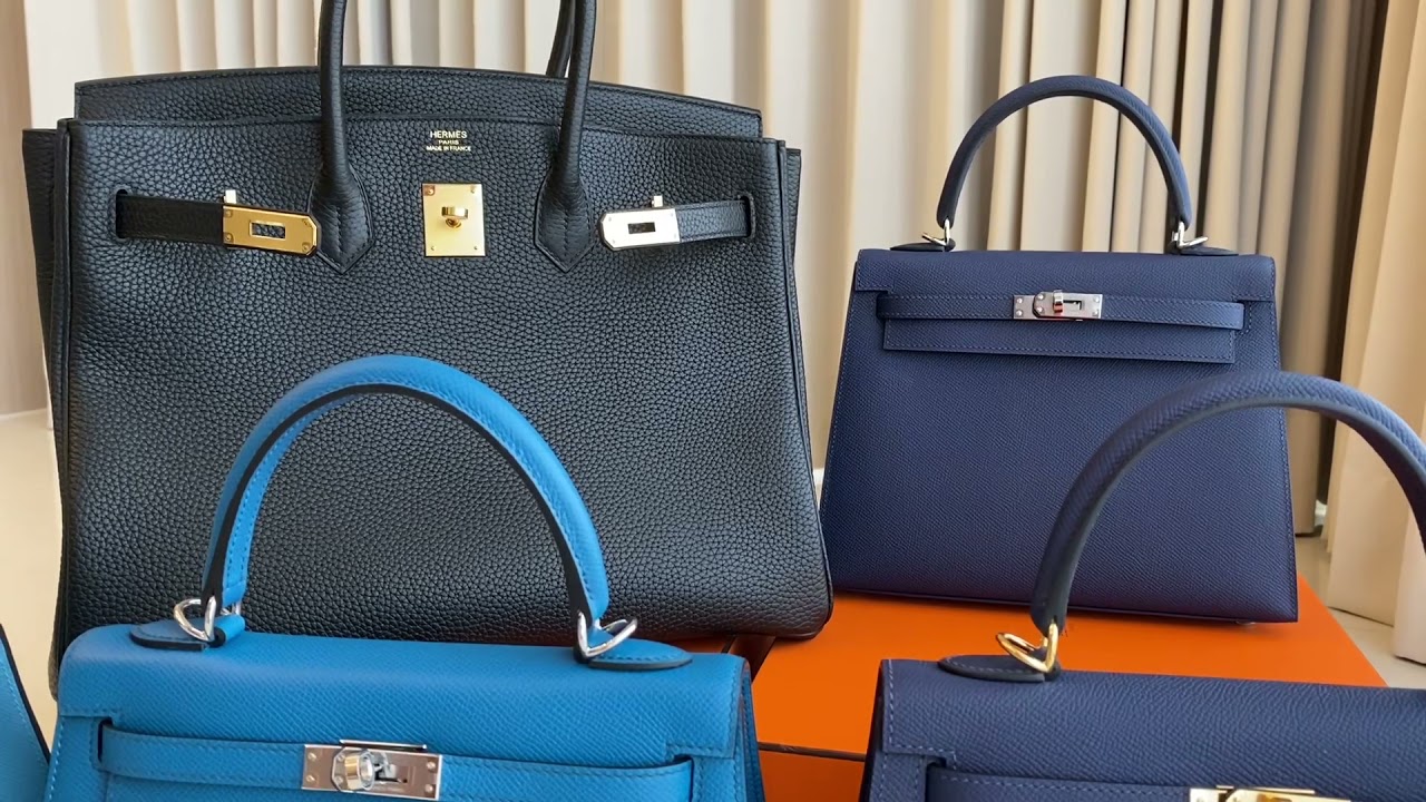 HERMES KELLY PICOTIN BLUE SHADES - MW FASHION TALKY