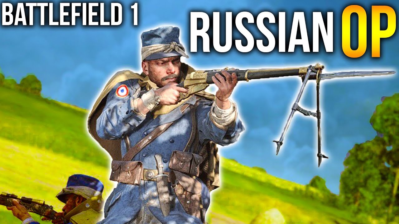 RUSSIAN 1895 SNIPER = OP Battlefield 1