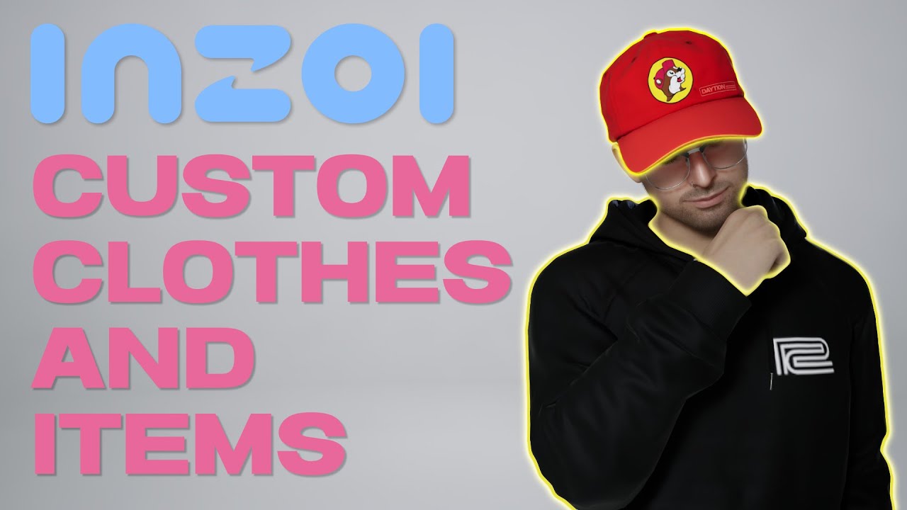 How to make custom clothes and items in INZOI