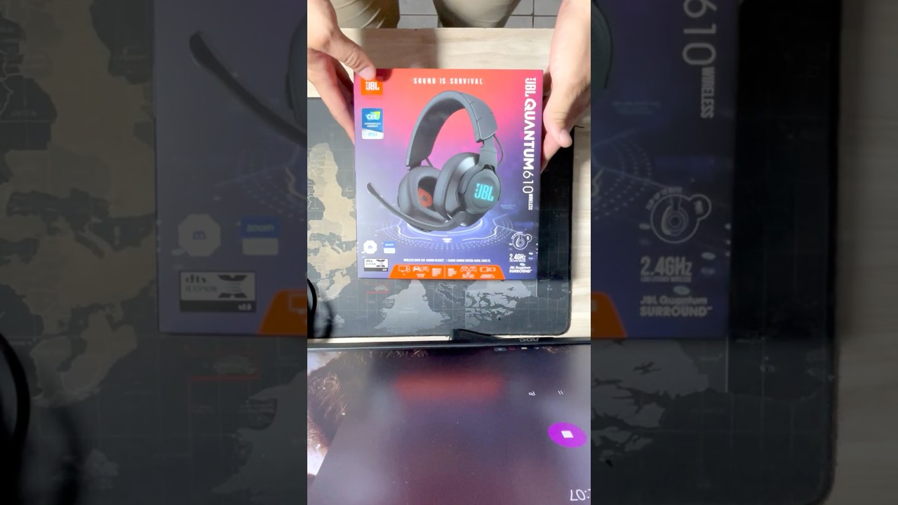 Unboxing Headset JBL Quantum 610