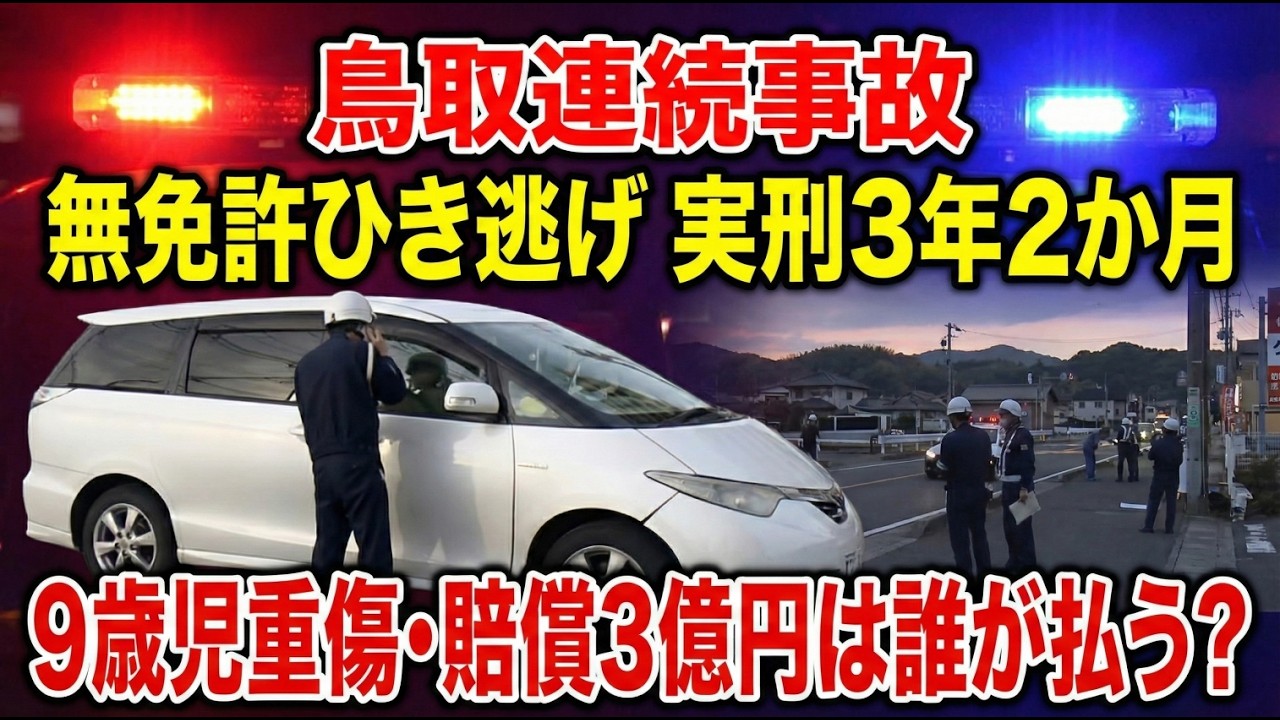 賠償3億円が“支払い不能”の絶望…9歳児を襲った無免許・ひき逃げ75歳男の末路【鳥取連続事故】