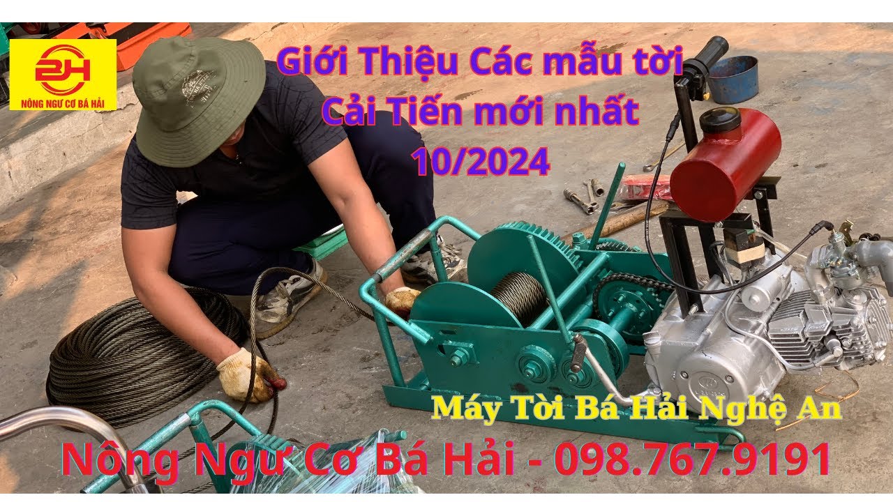 Máy Tời Bá Hải - Giới thiệu các mẫu tời thông dụng