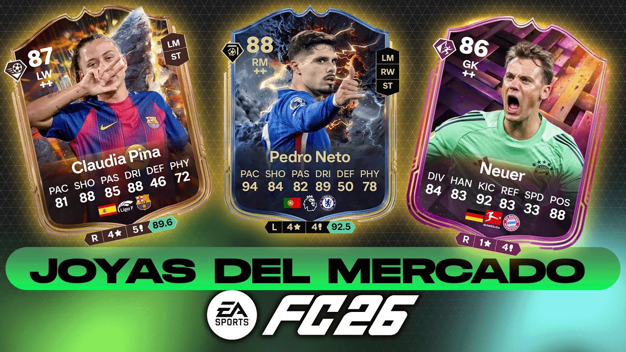 10 CARTAS QUE MARCAN LAS DIFERENCIA QUE DEBES FICHAR EN EA FC 26