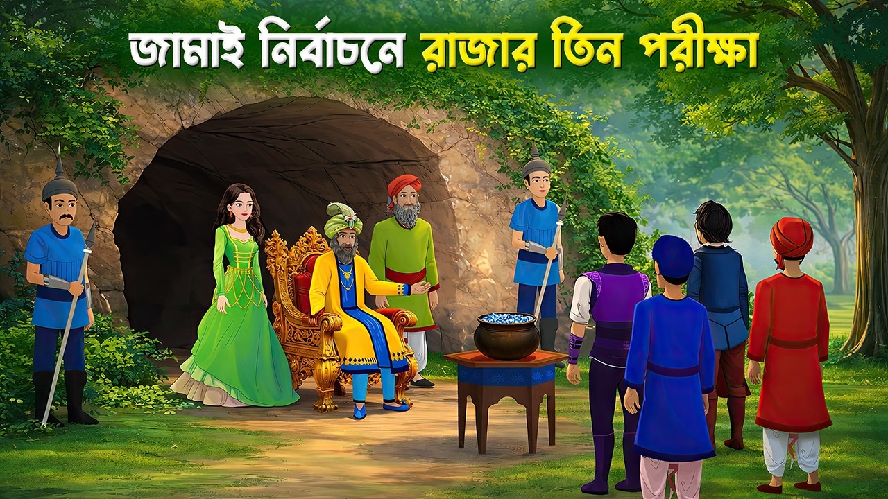 জামাই নির্বাচনে রাজার তিন পরীক্ষা | Bengali Fairy Tales Cartoon | Rupkothar Golpo | Wahid Creation