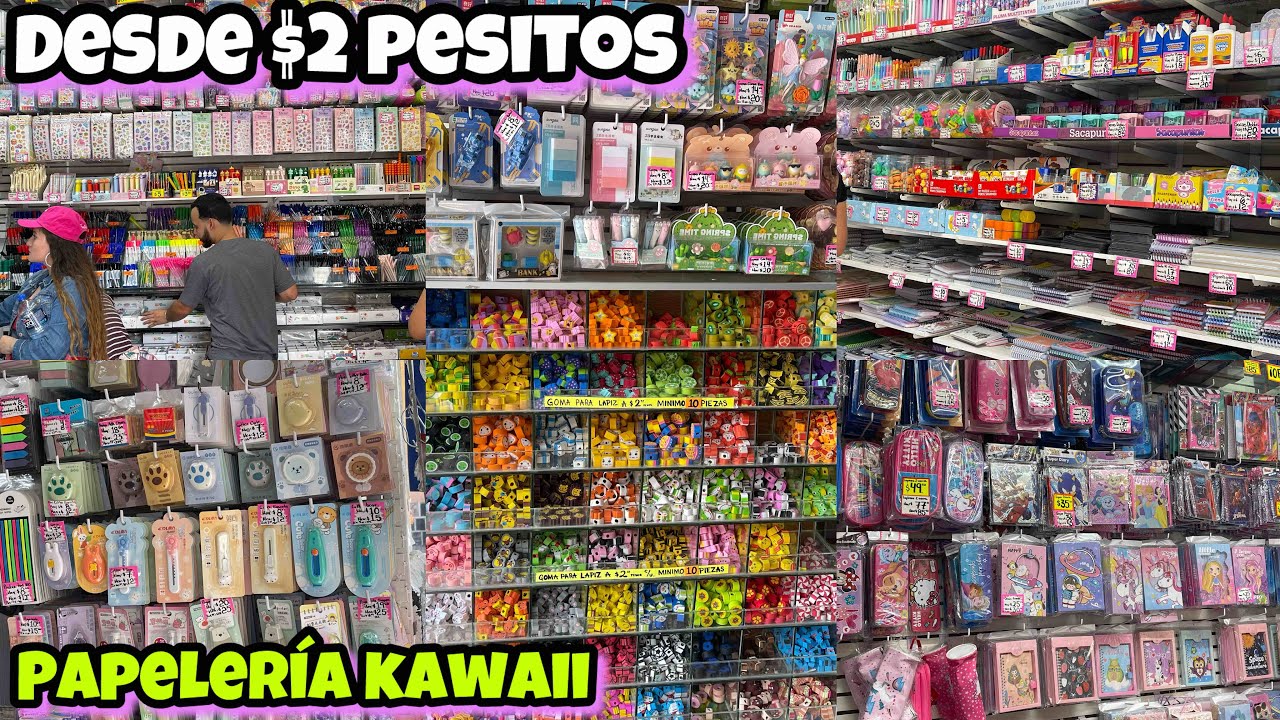🌈Papelería Kawaii 🦄 Desde $2 pesitos | Útiles Escolares | Casa Gloria en Centro CDMX