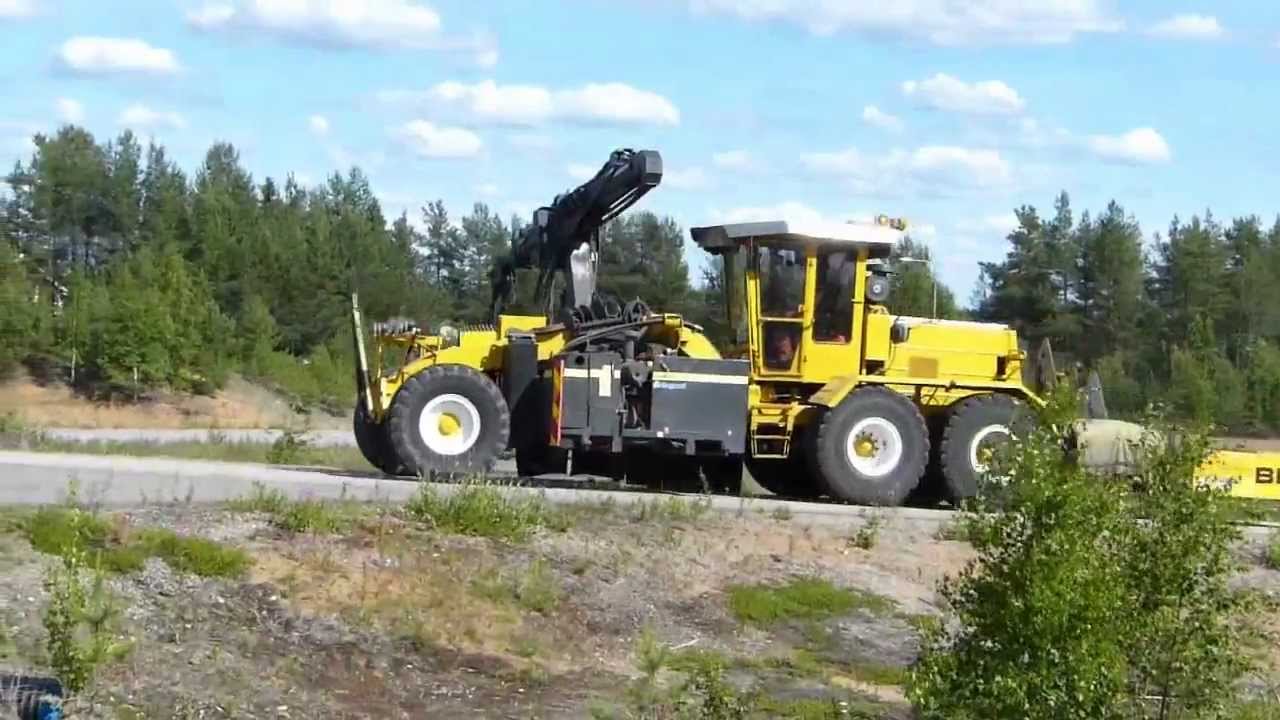 Nordverk motorgrader with slagkraft   Buskröjare / Bushcutter