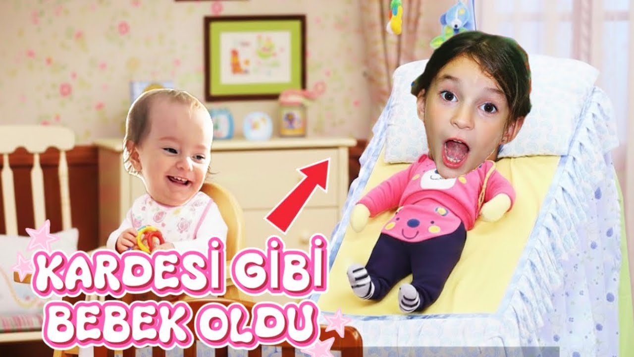 MASAL GERÇEK BEBEK OLDU OLAMAZ KARDEŞİNİN YERİNE GEÇTİ 