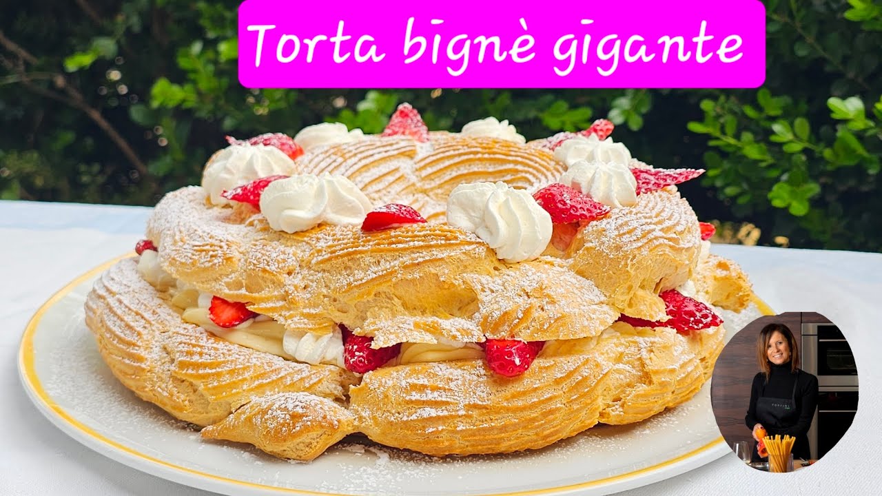 Torta bignè gigante per le occasioni speciali 