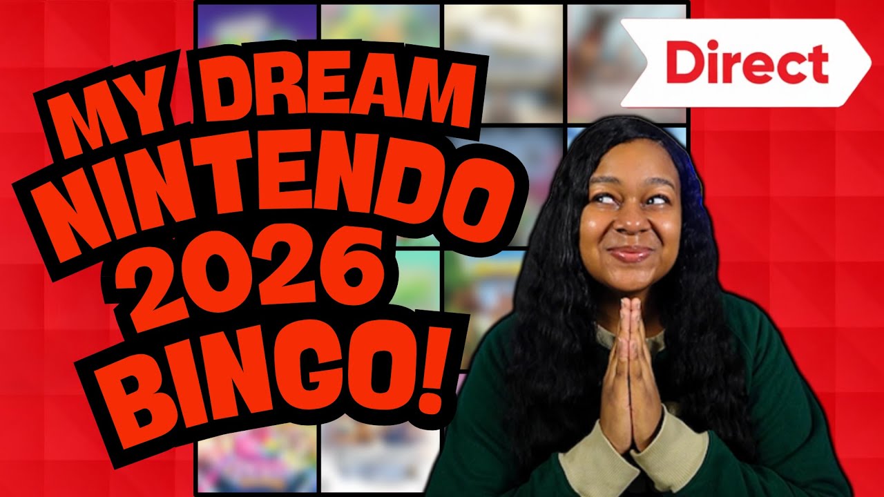 Всё, что я хочу от Nintendo в 2026 году | Карточка Dream Bingo