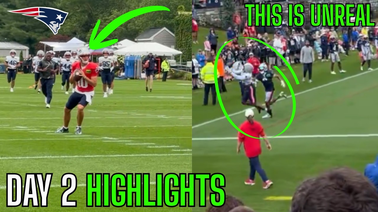 DRAKE MAYE & The New England Patriots ARE HEATING UP At TRAINING CAMP... | FULL PADDED PRACTICE |