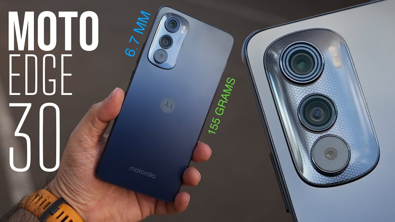 Moto Edge 30 first impression (India's Lightest,  World's Thinnest 5G Smartphone)