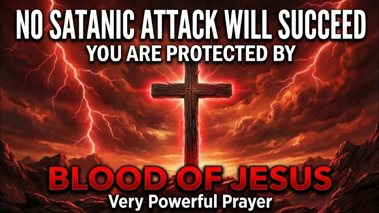 NO SATANIC ATTACK WILL SUCCEED | Blood of Jesus Protection Prayer | Very Powerful Night Prayer