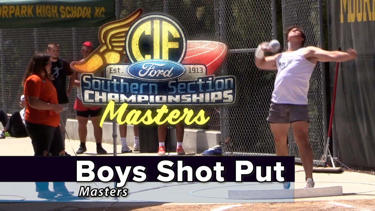 2022 TF - CIF-ss MASTERS - Shot Put (Boys)