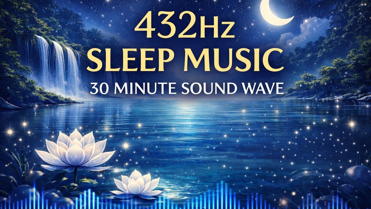 432Hz Sleep Music 🌙 30 minutes Deep Sleep & Night Relaxation