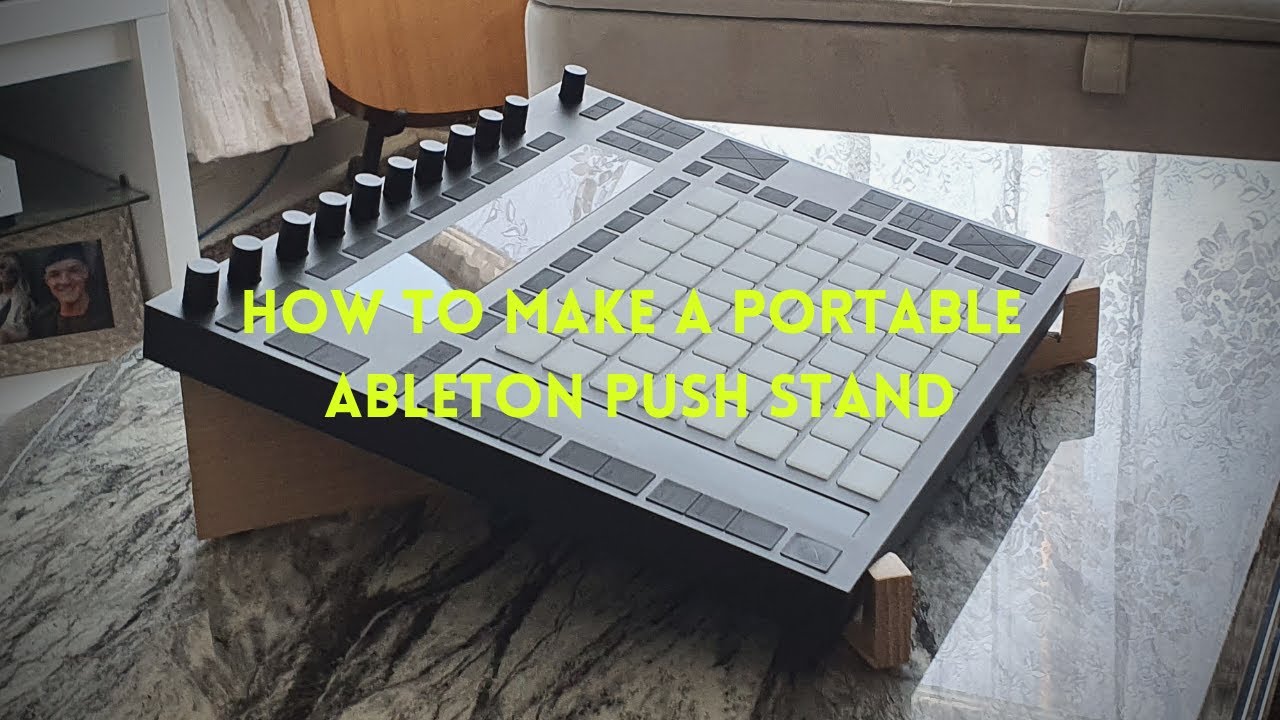 HOW TO MAKE A PORTABLE WOODEN STAND FOR ABLETON PUSH ✅📏