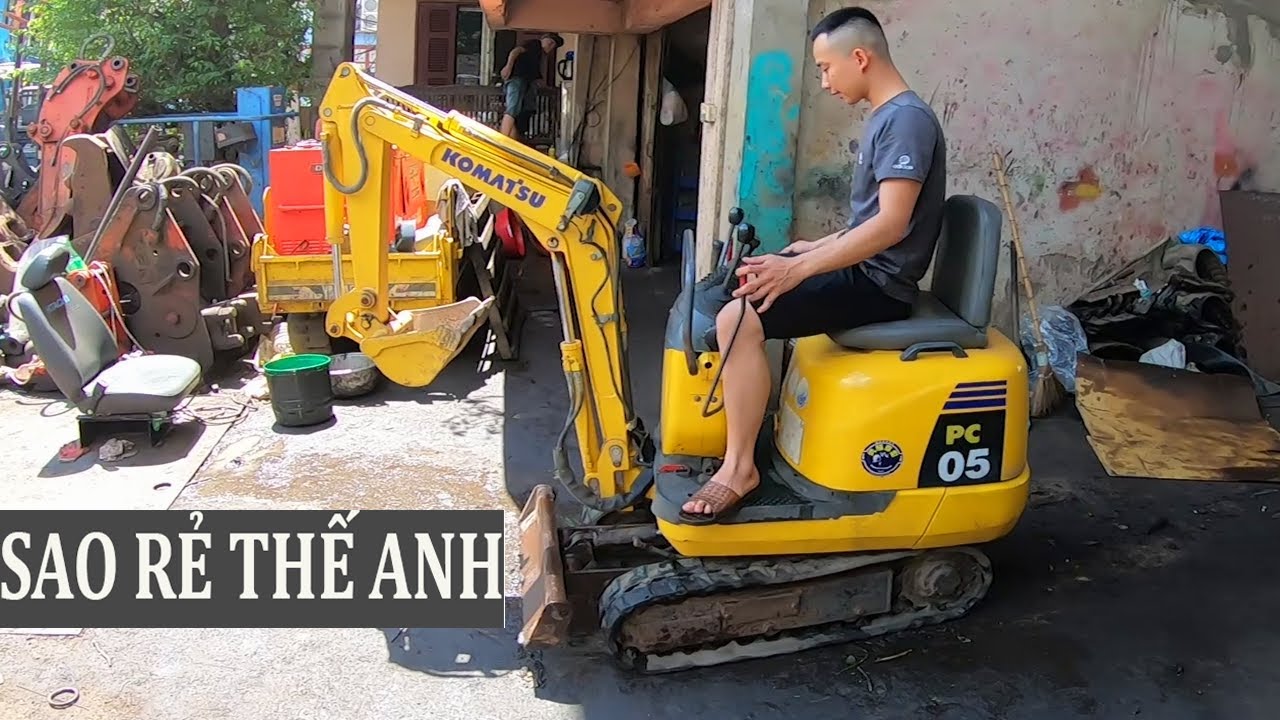Đập Hộp Máy Xúc Mini Siêu Nhỏ Giá Cực Sốc | Xuân Mạnh Vlogs