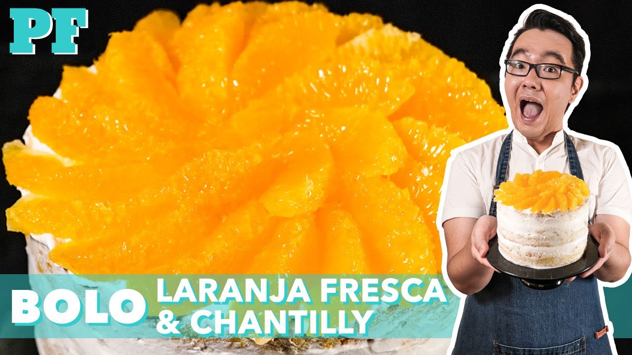 Bolo de Laranja e Chantilly | PratoFundo 15 Anos