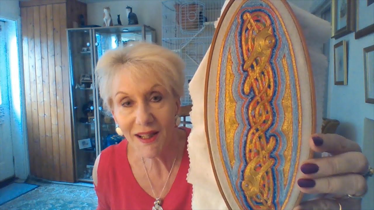 Helen M. Stevens discusses Embroidery with Piper's Silks.