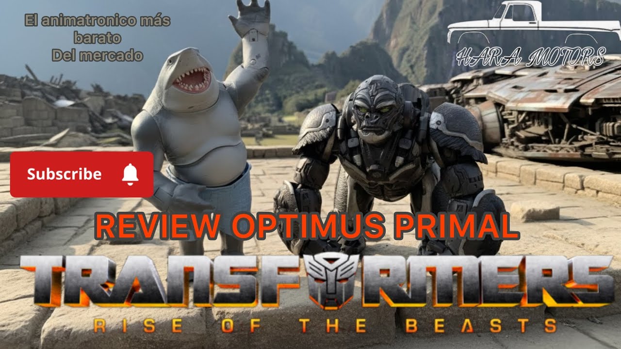 TRANFORMERS RISE OF THE BEAST OPTIMUS PRIMAL 🦍. El animatronico más barato del mercado 🤖. 😎👌🏾