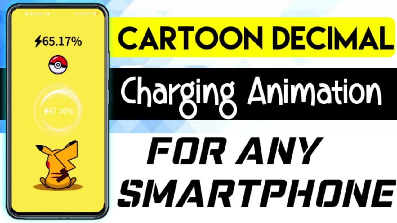 Decimal Charging Animation For Any Android Phone || Carton Decimals Charging Animation For Any Phone