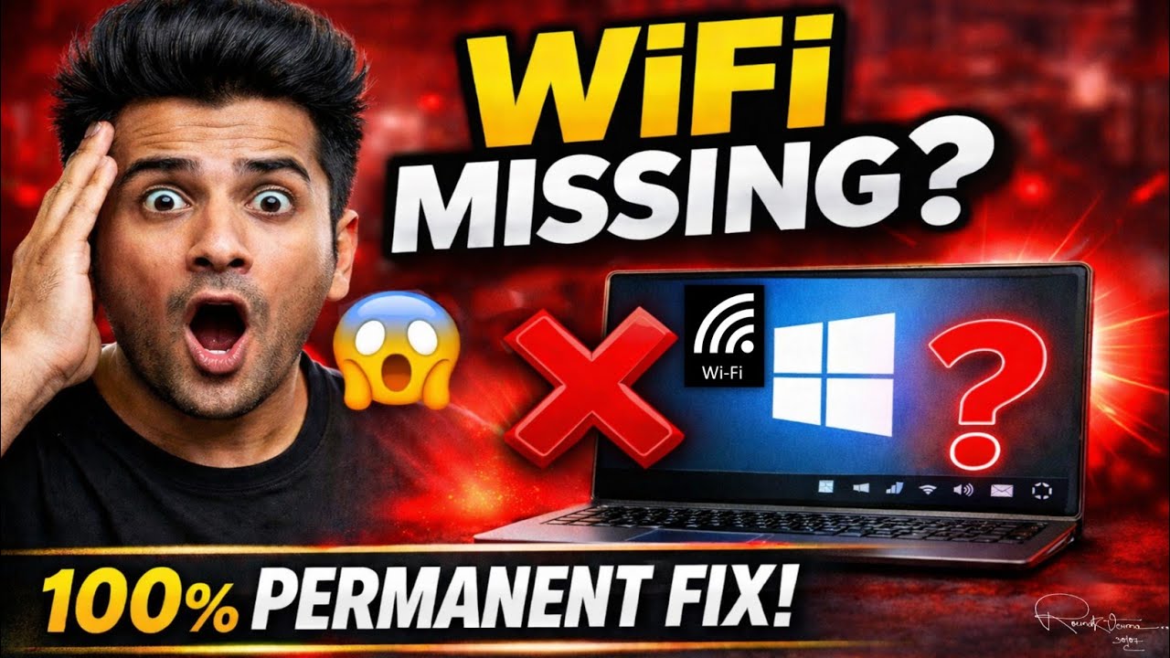 Windows Me WiFi Option Missing? 😱 100% Permanent Fix
