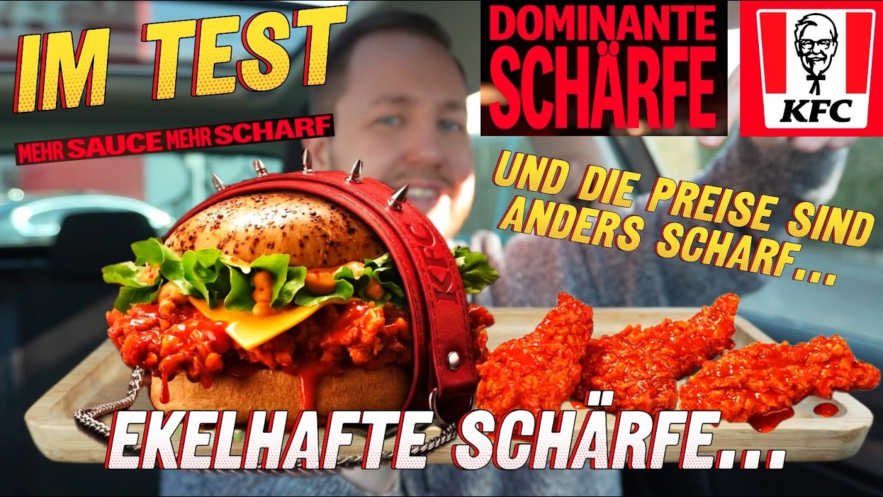 KFC: Zinger Dunked Burger, Crispys Dunked & Hot Wings Dunked im Test #kfc #dunked